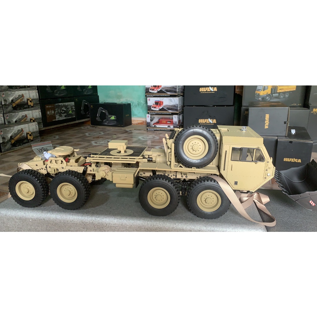 Hg  802 đầu kéo quân sự full kim loại phiên bản full âm thanh ánh sang RTR