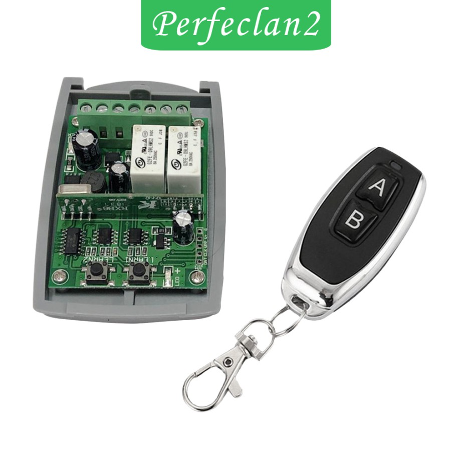 Rơ Le Điều Khiển Từ Xa Không Dây 2 Kênh DC12V-DC48V 433MHz Perfeclan2