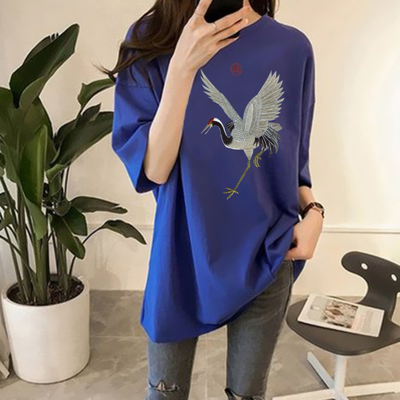 NRVP Áo Thun Ngắn Tay Dáng Rộng Thời Trang Mùa Hè 2021