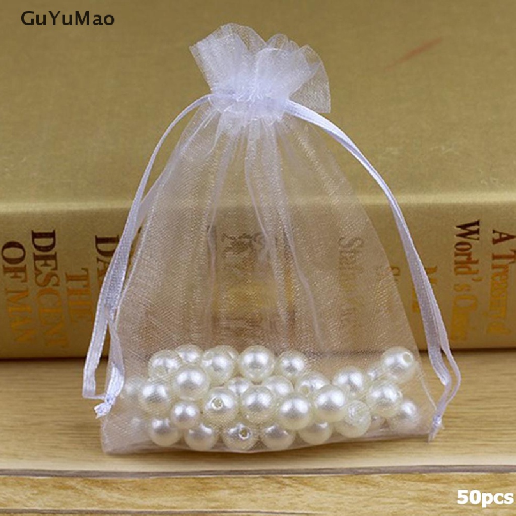 Set 50 Túi Lưới Dây Rút Bảo Vệ Chống Côn Trùng Cho Sân Vườn PRTA