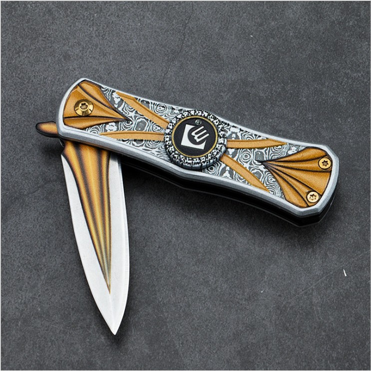 Dao Phượt Cao Cấp Tích Hợp Con Quay Spiner