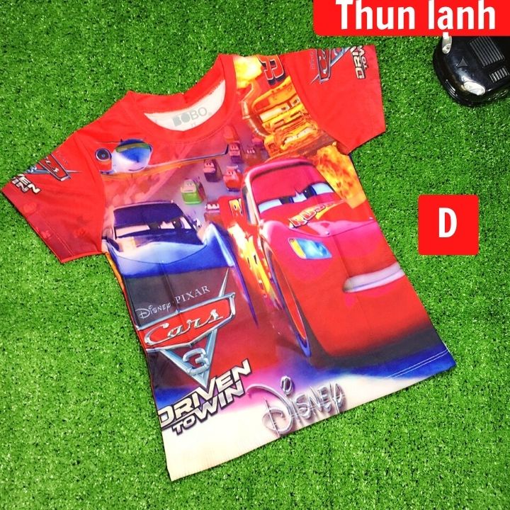 Áo thun bé trai MC QUEEN 9-24kg. Chất thun cotton in 3d sắc nét. Giặt không vỡ hình - Tomchuakids