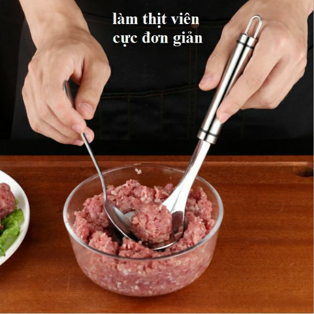 Dụng cụ làm thịt viên inox