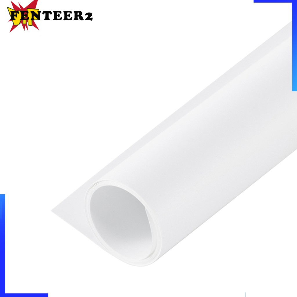 Tấm Phông Nền Chụp Ảnh Màu Trắng Bằng Pvc Chống Thấm Nước Fenteer2 3c 50cm50cm