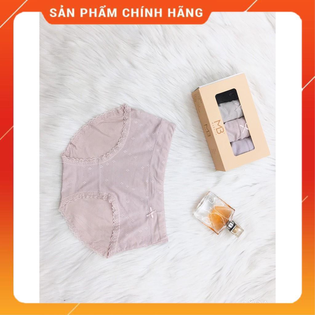 FREESHIP [CHÍNH HÃNG] [SIÊU KHUYẾN MÃI] Quần lót nữ cotton thông hơi cao cấp họa tiết xinh thương hiệu MB MaBelle