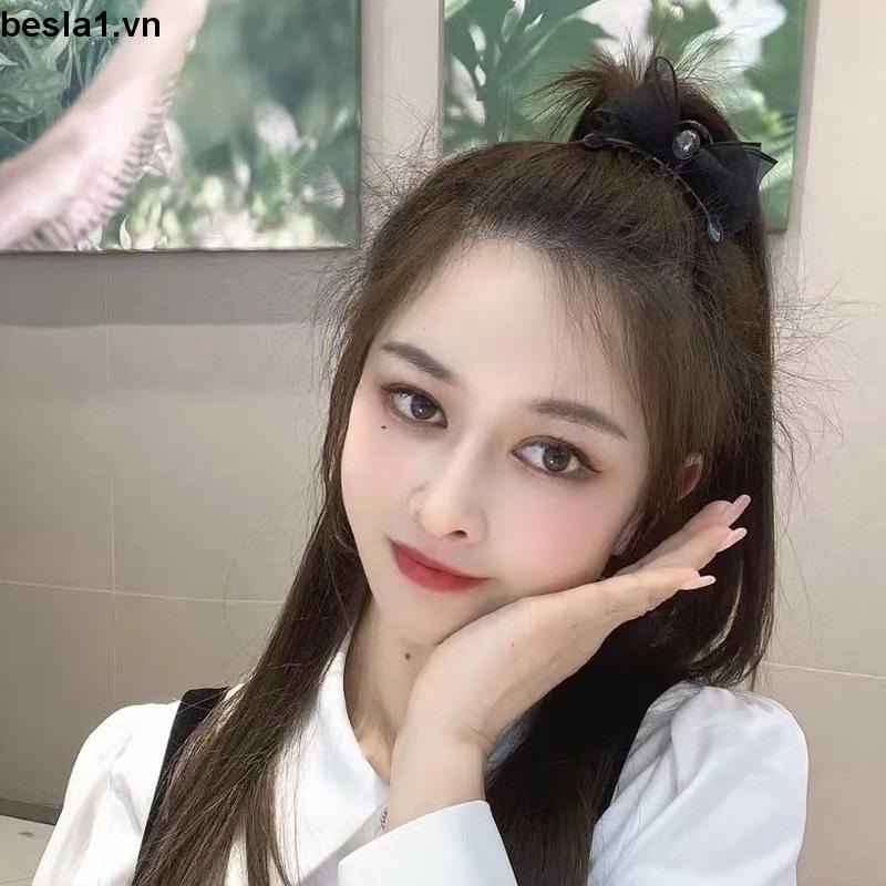 Kẹp Tóc Mái Đôi Hình Nơ Hai Mặt Dành Cho Trẻ Em