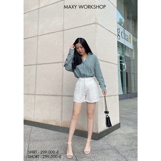 Áo sơ mi form rộng caro oversize shirt Maxy Workshop