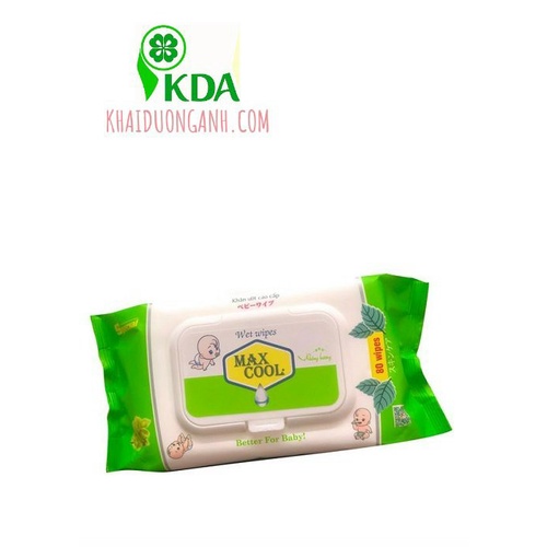 KHĂN ƯỚT 80 TỜ MAX COOL- MAX CLEAN