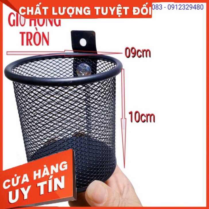 Rổ (Giỏ) Hông Xe Máy Vuông, Tròn Sơn Tĩnh Điện Chổng Rỉ Lắp Cho Mọi Loại Xe Tặng Pát, Ốc Gắn (Ảnh thật)