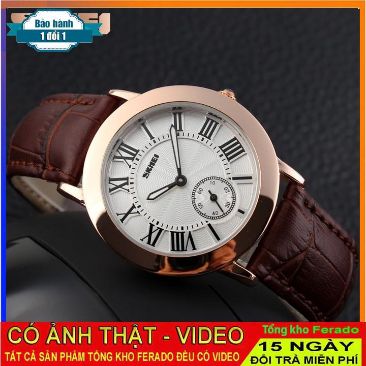 [ xả kho ] ĐỒNG HỒ NỮ SKMEI 1083, DÂY DA CAO CẤP, KIỂU DÁNG SANG TRỌNG