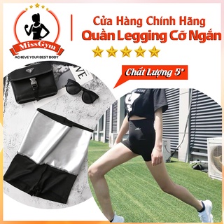Quần legging cỡ ngắn MissGym đánh tan mỡ bụng, sau 1 tuần giảm 0.5cm(Cỡ ngắn)