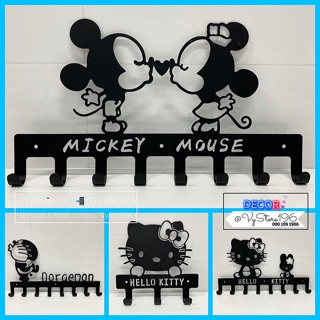 MÓC TREO SẮT HOẠT HÌNH ĐÔREMON & MICKEY TRANG TRÍ