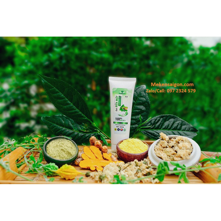 GEL RỬA MẶT THIÊN NHIÊN MẸ KEN-Chai 100ml dành cho da nhờn da thường da hỗn hợp