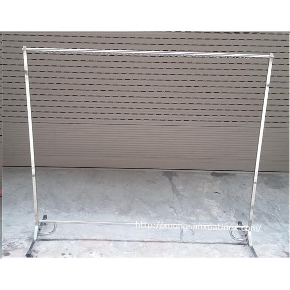 Giàn phơi quần áo loại 1 thanh đơn hộp inox 20 x 20 , chắc chắn , bền đẹp