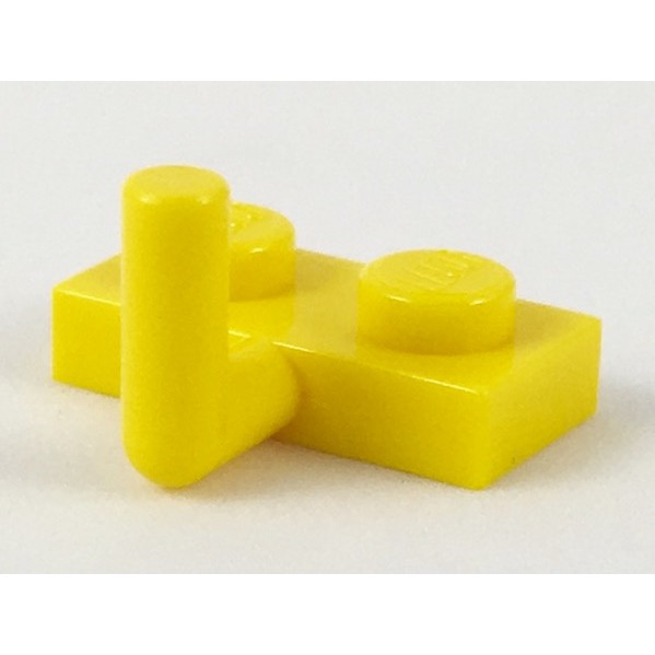 Gạch Lego tấm 1 x 2 có thanh đứng / Lego Part 4623b: Plate, Modified 1 x 2 with Bar Arm Up (Horizontal Arm 5mm)