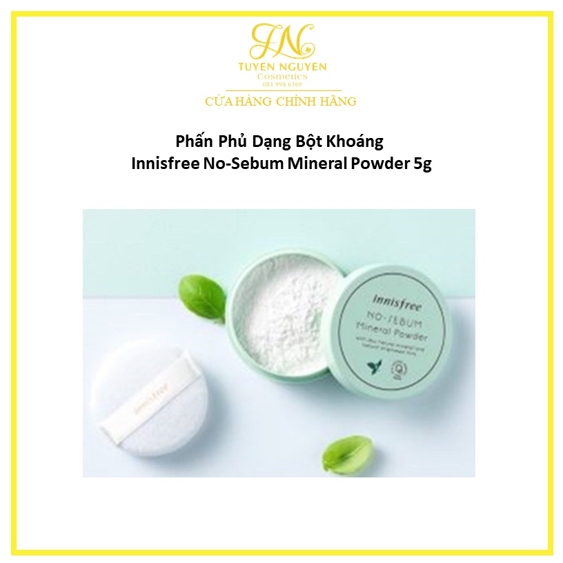 Phấn Phủ Dạng Bột Khoáng Innisfree No-Sebum Mineral Powder 5g