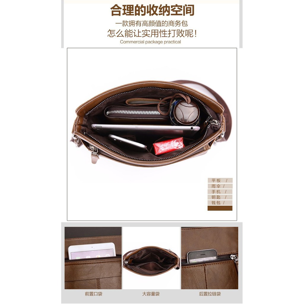 🌍Túi xách chất liệu da cao cấp thời trang công sở cho nam | BigBuy360 - bigbuy360.vn