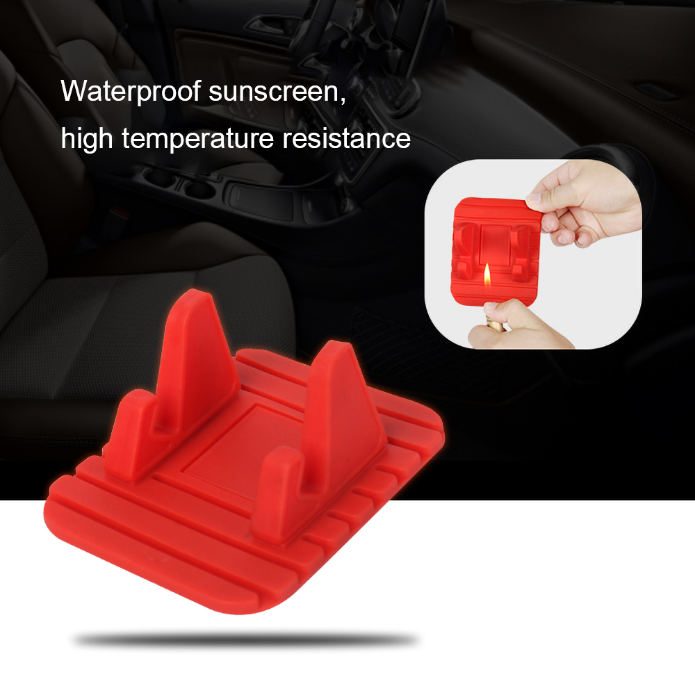 1 Giá Đỡ Điện Thoại / Thiết Bị Định Vị GPS Chống Trượt Bằng Silicon Dành Cho Ô Tô