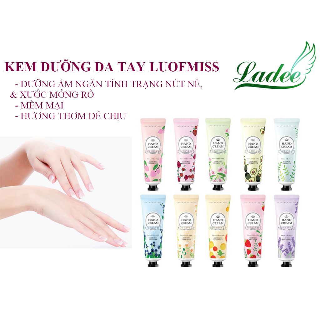 Kem Dưỡng Ẩm Và Làm Mờ Nếp Nhăn Da Tay Chân Luôfmiss Tuýp 30G Màu Ngẫu Nhiên