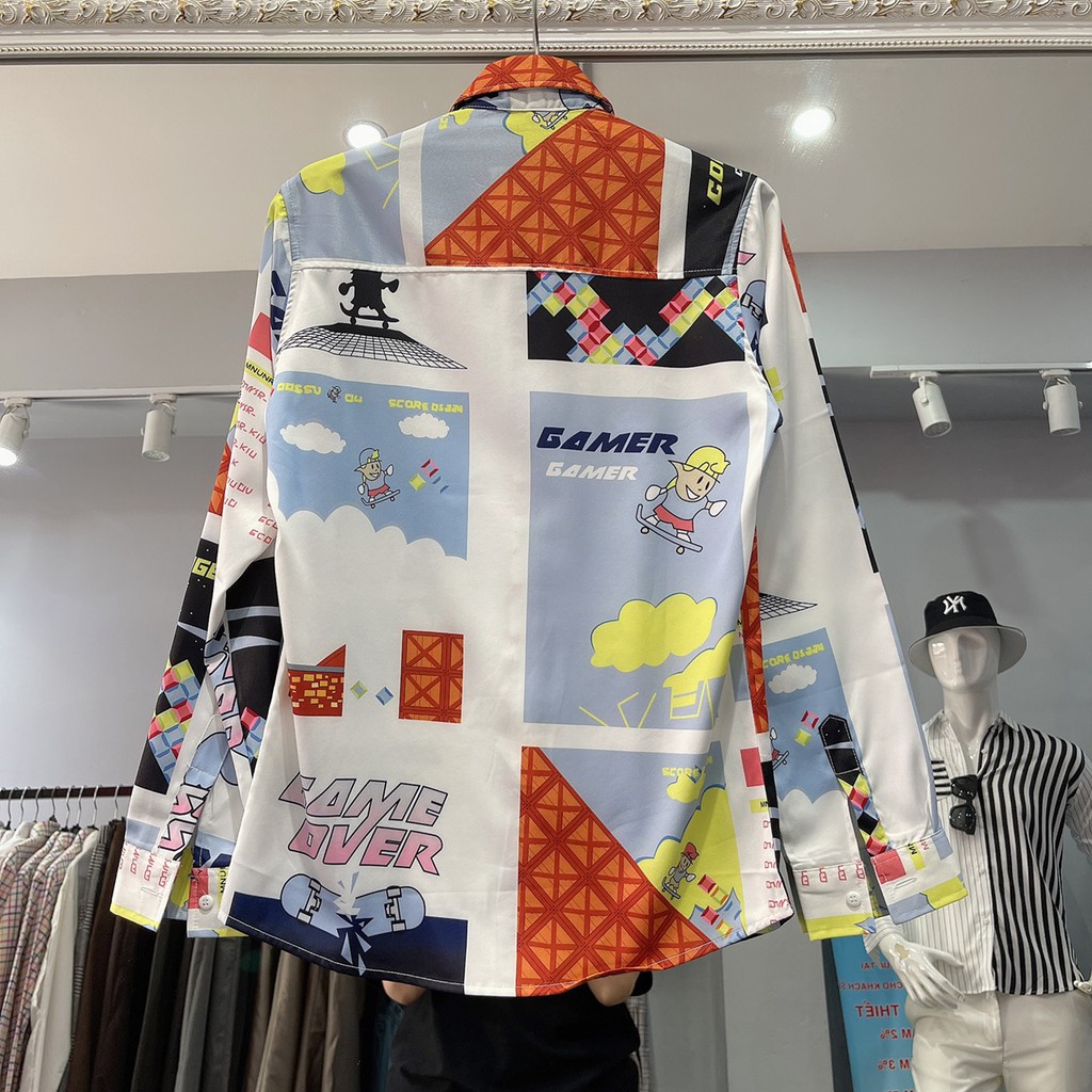 RODI Áo sơ mi nam nữ cao cấp gamer , áo sơ mi nam nữ dài tay - D237 | BigBuy360 - bigbuy360.vn