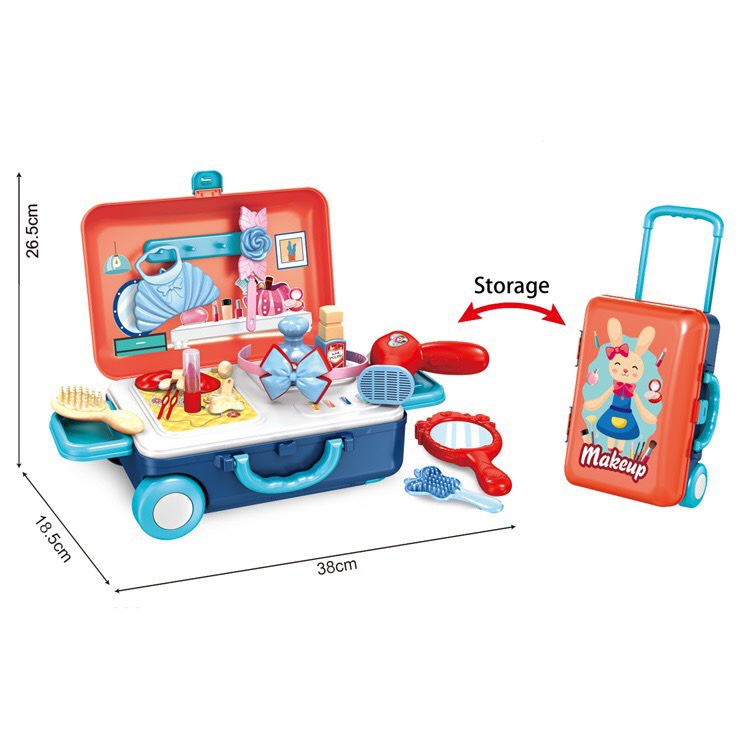 Vali kéo hướng nghiệp cao cấp - đồ chơi vali đầu bếp, vali trang điểm, bác sĩ, thợ sửa chữa - Smart Baby