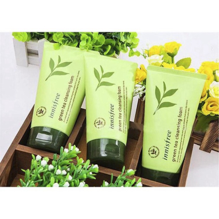 Sữa rửa mặt trà xanh Innisfree Green Tea Foam Cleanser 150ml Hàn Quốc