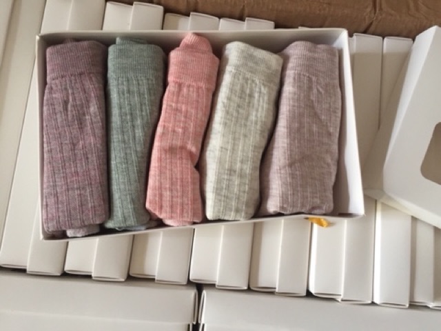 SIÊU ĐẸP _ Hộp 5 quần lót MUJI cotton vỏ trắng cao cấp (video thật) | BigBuy360 - bigbuy360.vn