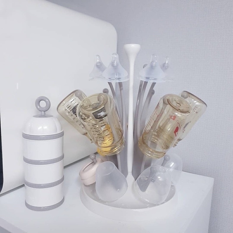Gía úp bình sữa đa năng Drying Rack TGM chính hãng Hàn Quốc |Giá để bình sữa, đồ dùng pha sữa cho bé|
