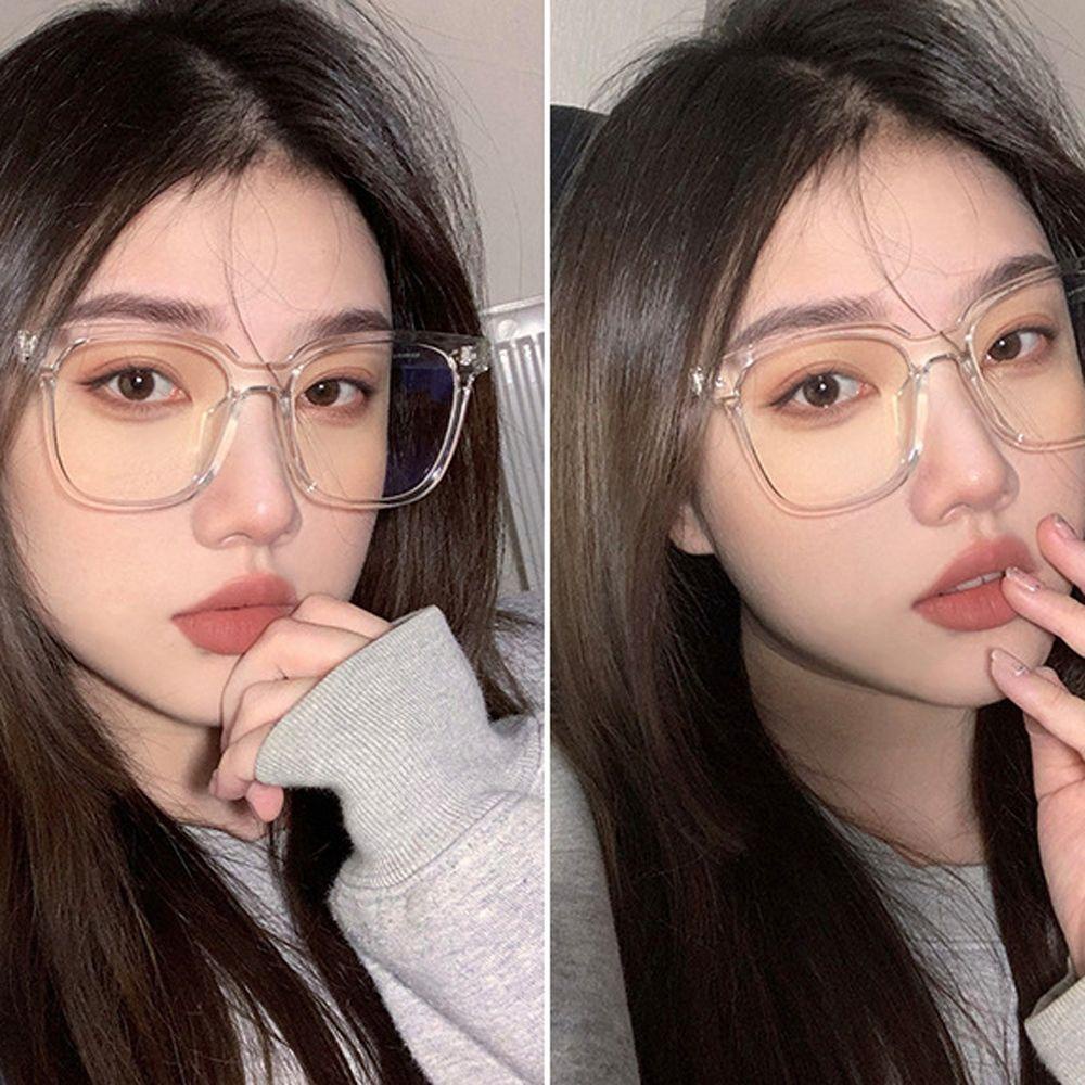 Mắt Kính VANES1 Chống Ánh Sáng Xanh In Họa Tiết Da Báo Phong Cách Vintage Cho Nam