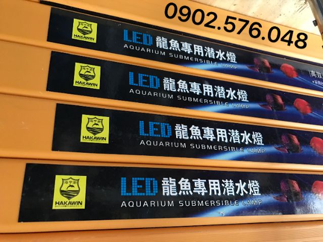 [Mã PET50K giảm Giảm 10% - Tối đa 50K đơn từ 250K] Đèn led 2 hàng bóng cho hồ cá 55cm/75cm/92cm