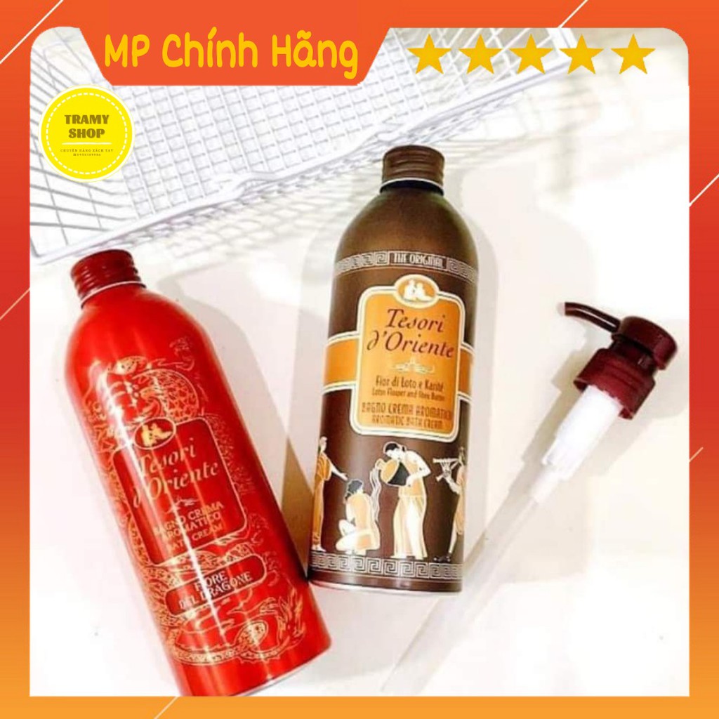 Sữa Tắm Nước Hoa Tesori D’Oriente Dưỡng Ẩm, Dưỡng trắng da 500ml