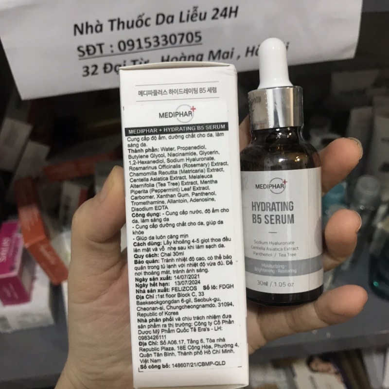 Serum B5 cấp nước phục hồi da MEDIPHAR