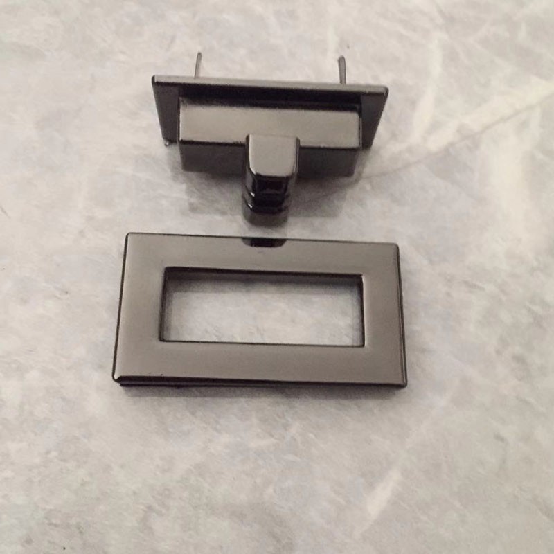 Khóa xoay cài túi hình chữ nhật