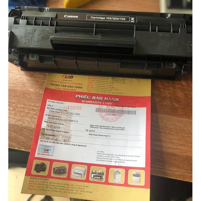 HỘP MỰC MÁY IN CANON 2900 Chính Hãng Mới 100%