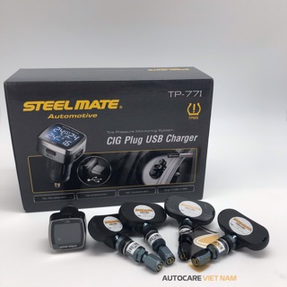 Bộ cảm biến áp suất lốp Steelmate TP 77i (TPMS van trong)