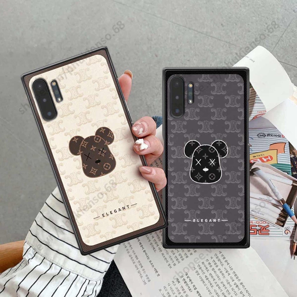 Ốp lưng điện thoại Samsung Note 10 / Note 10 Plus / Note 10+ elegant, gấu be@rbrick cao cấp, vỏ ốp rẻ đẹp