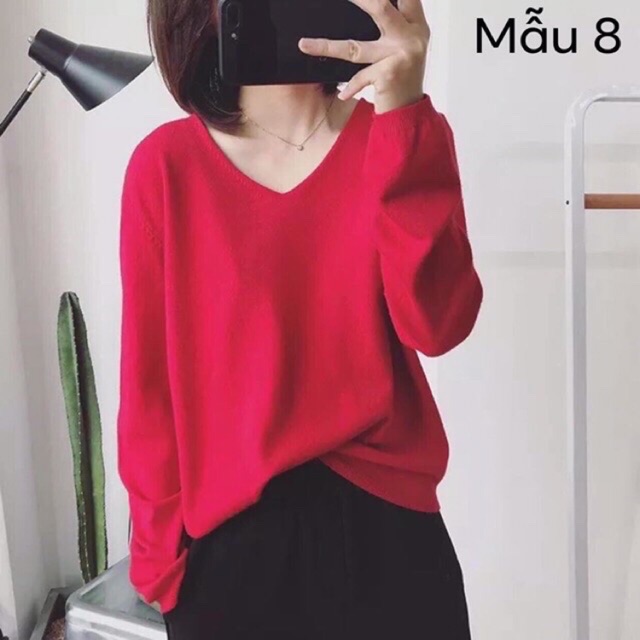Áo len thỏ cổ tim hot hit 2019