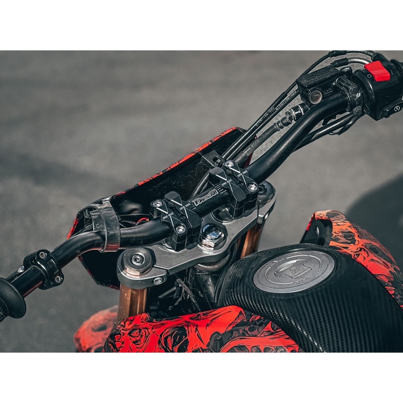 Ghi đông Fatbar fi28mm, 2 bên fi 22mm