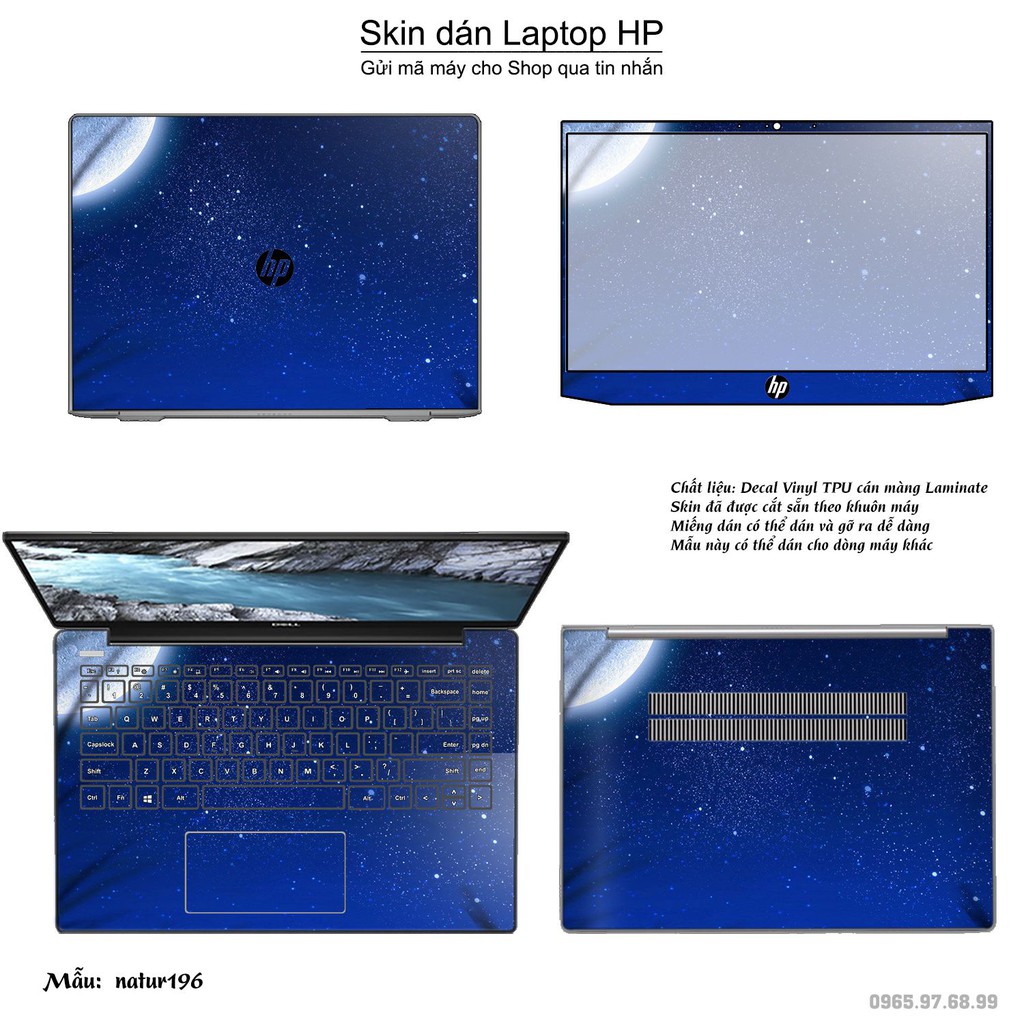 Skin dán Laptop HP in hình thiên nhiên _nhiều mẫu 7 (inbox mã máy cho Shop)