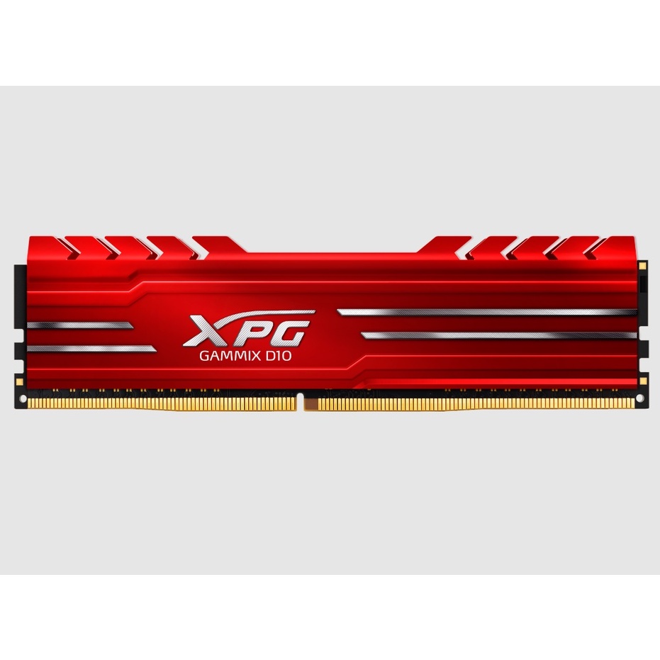 Ram máy tính bàn Adata DDR4 XPG Gammix D10 16GB (1x16GB) Bus 3200MHz Red - Chính hãng ( BH 5 năm)