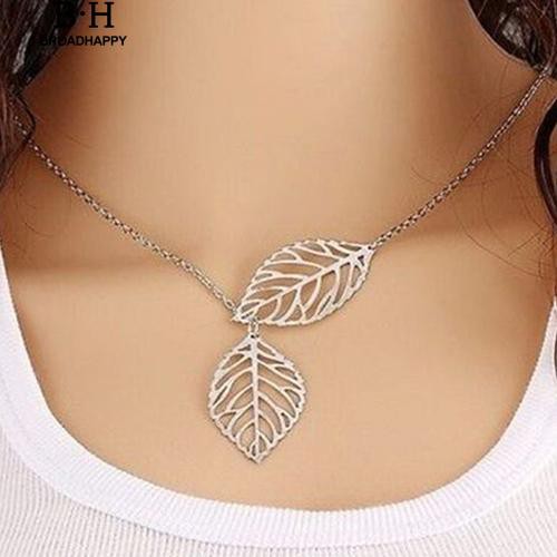 Dây chuyền mặt hình chiếc lá thời trang cá tính
