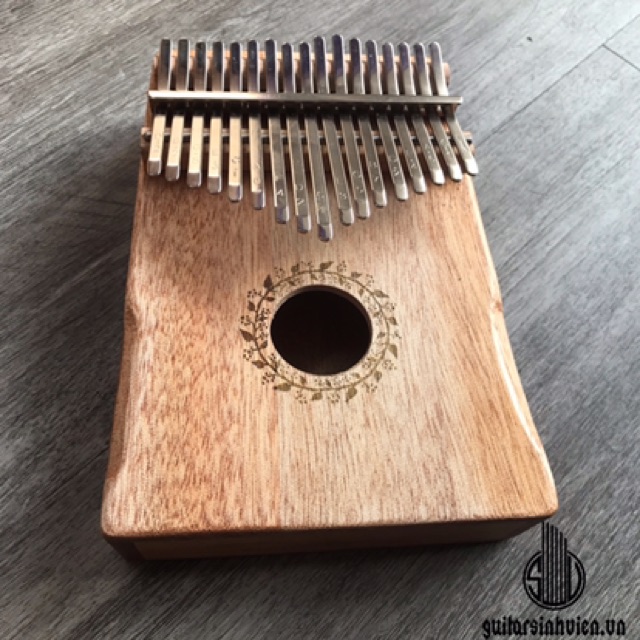 Đàn kalimba gỗ có tặng kèm phụ kiện cho người mới ( búa gõ chỉnh phím, bao đựng,....)