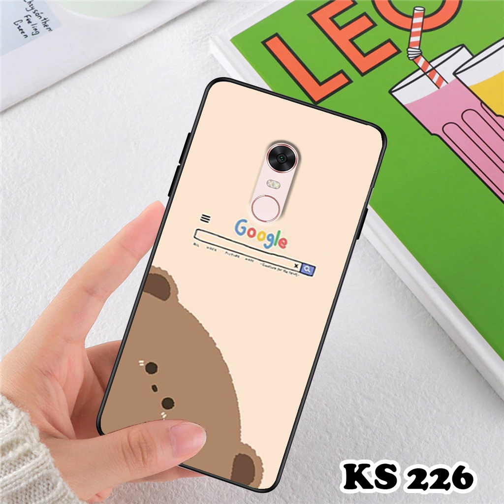 Ốp lưng Xiaomi Redmi 5 - Redmi 5A - Redmi 5X - Redmi 5 Plus - Ốp in hình gấu bear ngộ nghĩnh