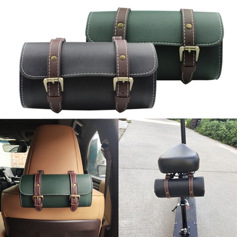 Túi Da Dày Dặn Đựng Đồ 2 Dây Đeo Tay Lái Xe Đạp