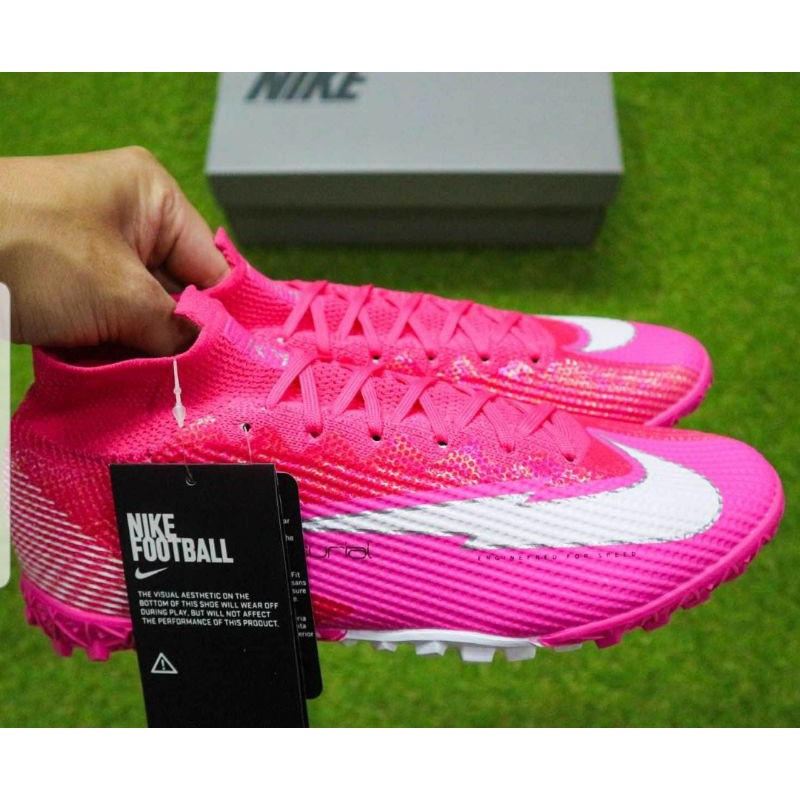 Giày đá bóng Murcurial  Supertfly elite TF Hồng