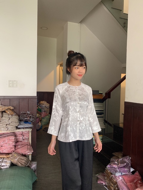 [ Mã FAMAYWA2 giảm 10K đơn 50K] Đồ Lam Đi Chùa # Áo Bà Ba Quần Đen Có Bán Lẻ Áo Và Quần | BigBuy360 - bigbuy360.vn