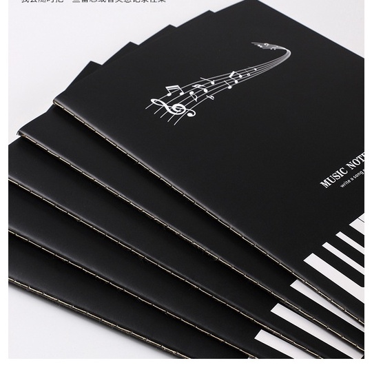 Vở Chép nhạc B5 chép lời bài hát sáng tác, giấy chuyên dụng chính hãng SENMU