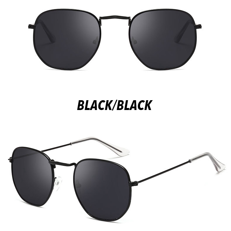 Kính mát gọng kim loại nhỏ phong cách retro Hàn Quốc