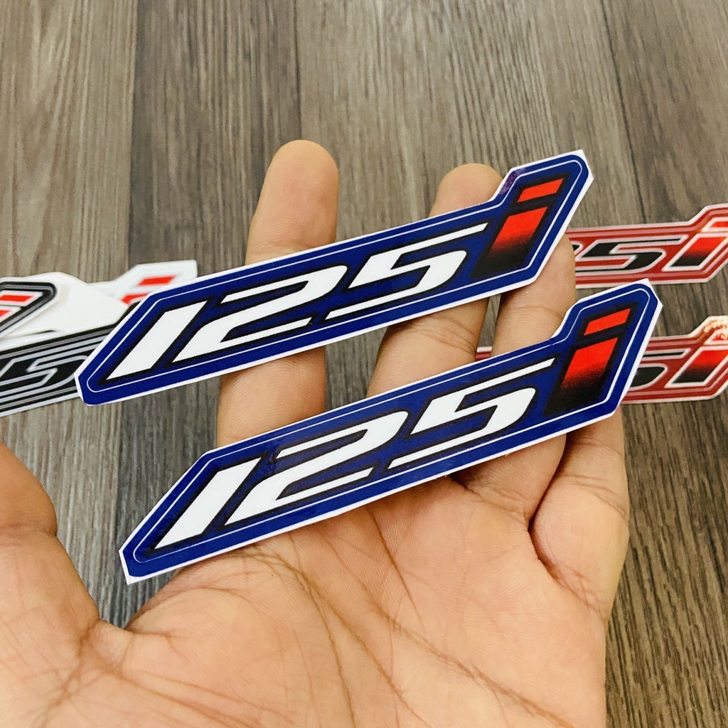 SỐ 125i IN LỤA SẮC NÉT TRANG TRÍ XE