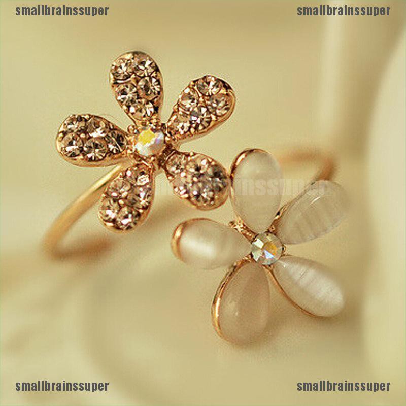 Nhẫn Hình Hoa Cúc Đính Đá Thời Trang Cho Nữ